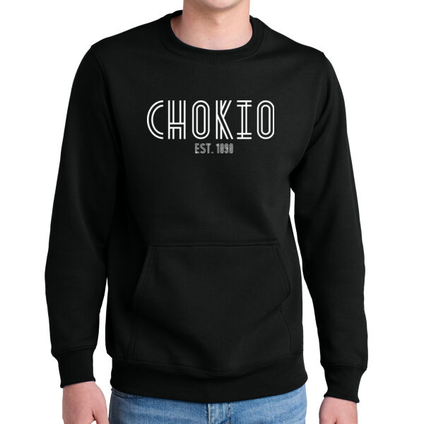 Chokio Fleece Crewneck With Pockets Thumbnail